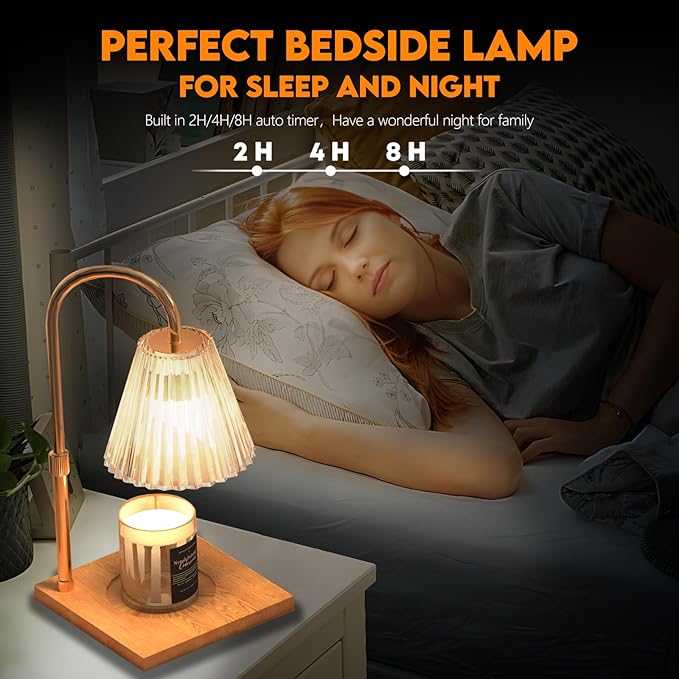 Lampe chauffe-bougie avec 2 ampoules